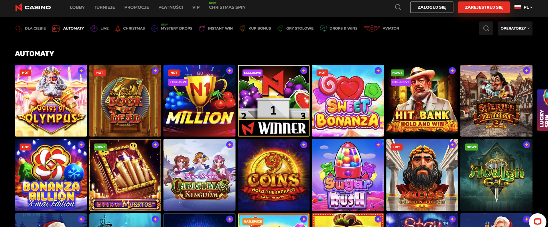 Screenshot 2 N1 Casino